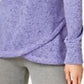 Suéter Feminino Ideology Gola Redonda Roxo Tamanho P