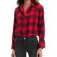 Camisa utilitária feminina Levi's vermelha tamanho X-G