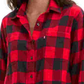 Camisa utilitária feminina Levi's vermelha tamanho X-G