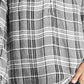 Blusa feminina Lucky Brand Jessica Plaid bordada cinza tamanho grande