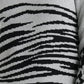 Suéter feminino Lucky Brand com estampa de animais mistos, cinza, tamanho extragrande