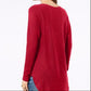 Suéter feminino INC International Concepts, vermelho, tamanho médio