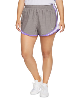 Shorts Nike Dri-Fit Tempo Plus Size Feminino Cinza Tamanho 3X