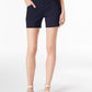 Shorts Curvy Pull On Feminino INC International Concepts, Azul Marinho, Tamanho 2