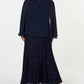 Vestido capelete de renda plus size feminino SL Fashions, tamanho marinho, pequeno e pequeno