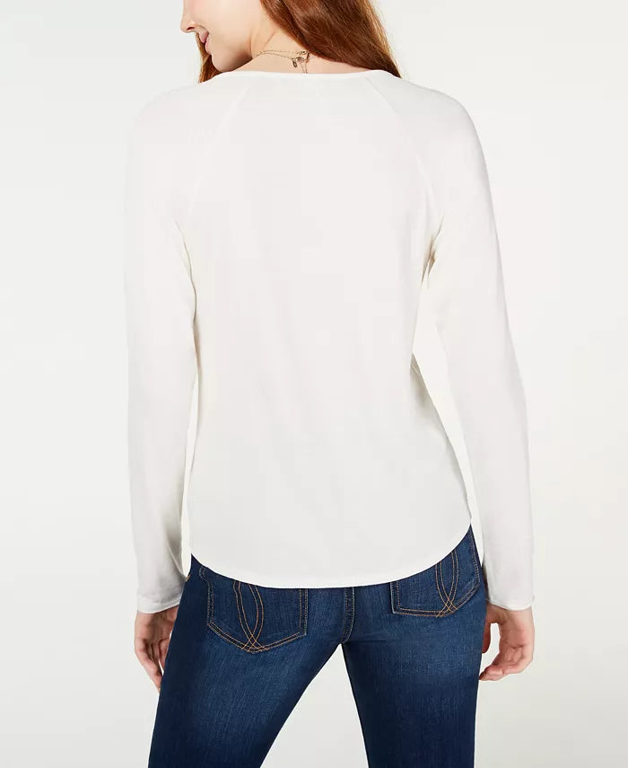 Top de renda American Rag Junior's branco tamanho X-G