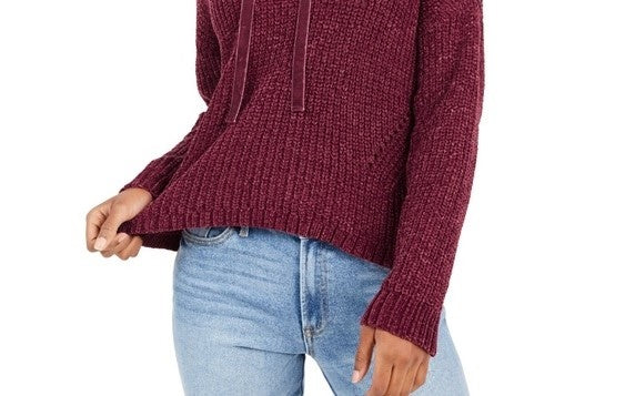 Moletom American Rag Junior's Chenille Vermelho Tamanho Médio