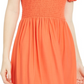 Vestido Planet Gold Junior Off Shoulder Laranja Tamanho X-G