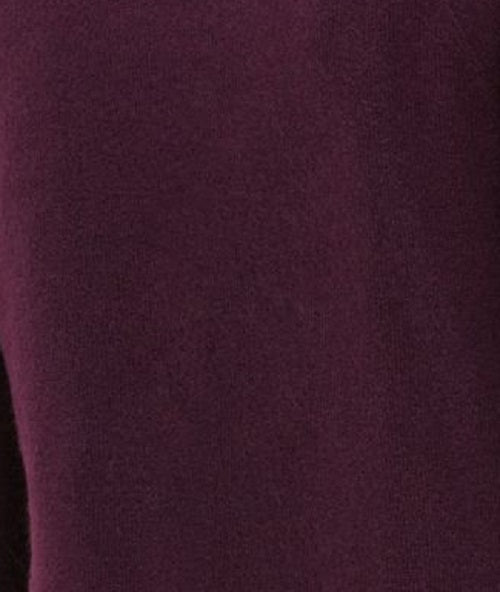 Suéter Calvin Klein Feminino Gola Redonda com Detalhe de Botão Roxo Tamanho X-G