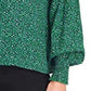 Blusa Sanctuary Feminina Noelle Smocked Cuff Verde Tamanho P