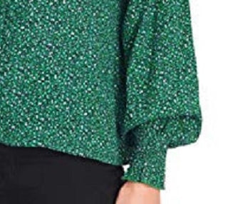 Blusa Sanctuary Feminina Noelle Smocked Cuff Verde Tamanho P