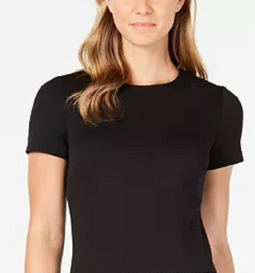 Vestido Calvin Klein Feminino Liso e Xadrez Preto Tamanho 2