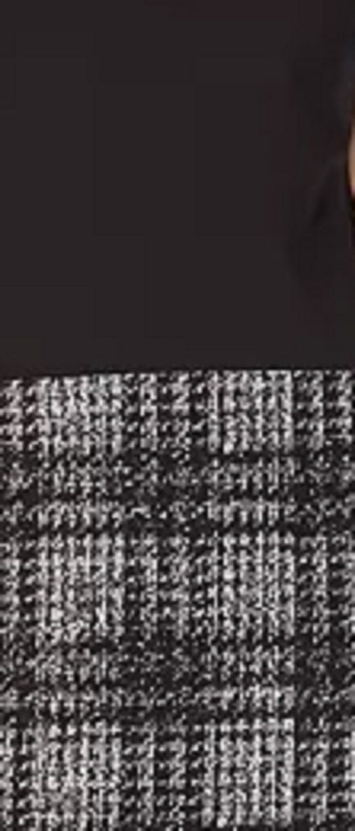 Vestido Calvin Klein Feminino Liso e Xadrez Preto Tamanho 2