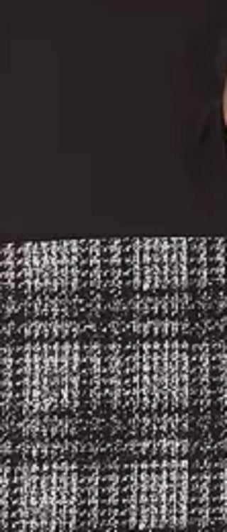 Vestido Calvin Klein Feminino Liso e Xadrez Preto Tamanho 2