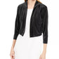 Calvin Klein Cardigan Feminino Manga Longa Aberto Jaqueta Formal Preta Tamanho Grande