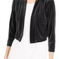 Calvin Klein Cardigan Feminino Manga Longa Aberto Jaqueta Formal Preta Tamanho Grande