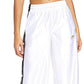 Calça Nike Sportswear Glam Dunk Snap Feminina Branca Tamanho Médio