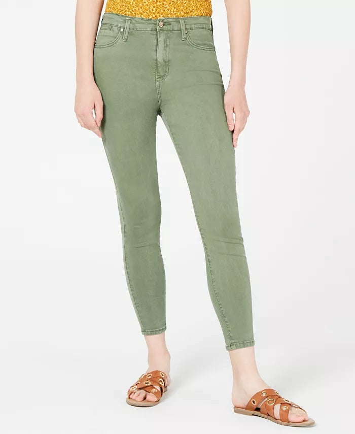 Calça Jeans Skinny Celebrity Pink Junior Verde Tamanho 0