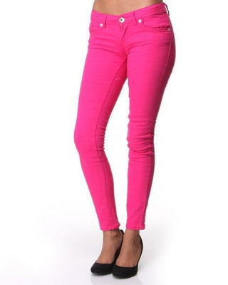 Celebrity Pink Junior's Colored Skinny Jeans Pink Size 5