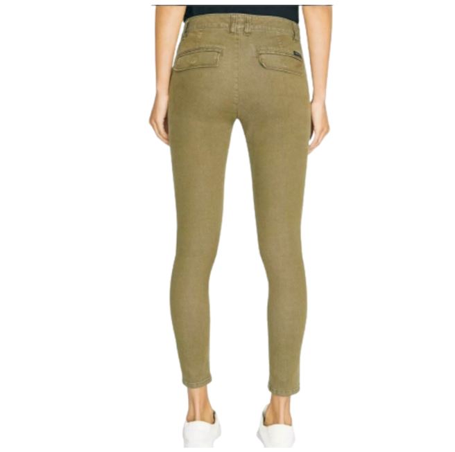 Calça skinny chino Palmer feminina Sanctuary, verde, tamanho 30