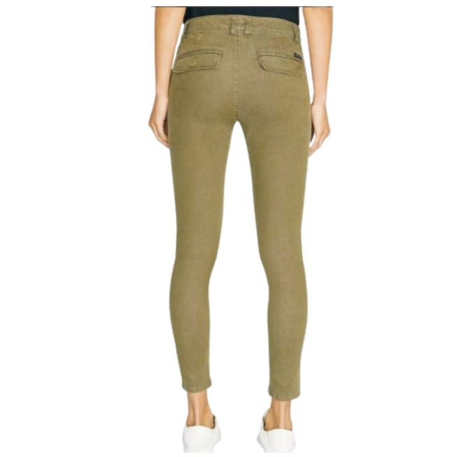 Calça skinny chino Palmer feminina Sanctuary, verde, tamanho 32