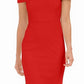 Vestido tubinho tomara que caia Calvin Klein feminino vermelho tamanho 4 petite