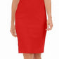 Vestido tubinho tomara que caia Calvin Klein feminino vermelho tamanho 4 petite