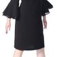 Vestido Calvin Klein Feminino Manga Sino Renda Preto Tamanho Pequeno