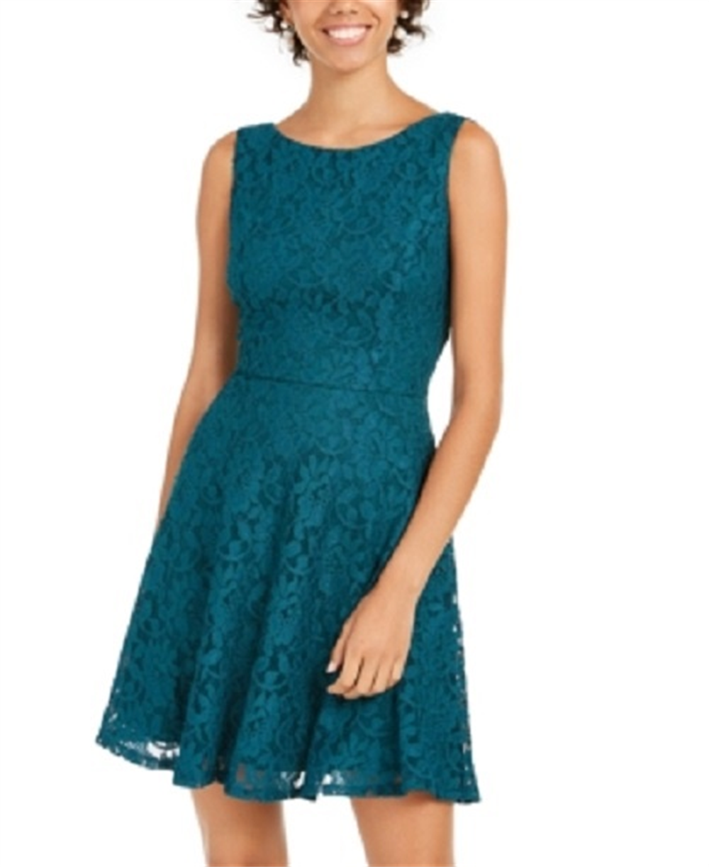 Vestido curto sem mangas com zíper e decote em joia, verde, tamanho pequeno, sem mangas, sem mangas, sem mangas, sem mangas, sem decote em v ...