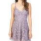 Vestido feminino bordado de malha, sem palavras, rosa, bege escuro, tamanho 5