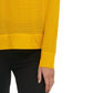 Top feminino esportivo de malha com decote funil DKNY dourado tamanho X-S