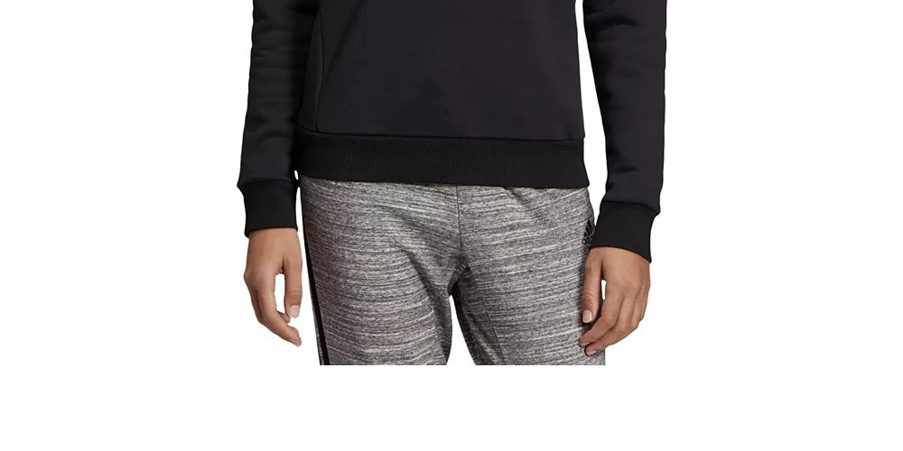 Moletom Adidas Logo Feminino Preto Tamanho Grande