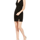 Vestido tubinho com alças de corrente Teeze Me Junior, preto, tamanho 3