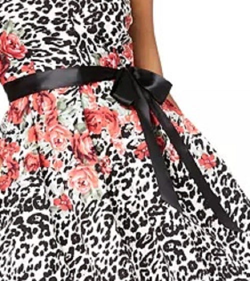 Vestido sem alças Teeze Me Juniors, preto, tamanho 5