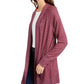 Cardigan Hippie Rose Junior's Cozy Rosa Tamanho Médio