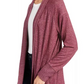 Cardigan Hippie Rose Junior's Cozy Rosa Tamanho Médio