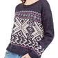 Suéter Fair Isle Hippie Rose Junior's Roxo Tamanho Médio