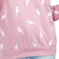 Moletom com estampa metálica Lightning Juniors Rebelious One, rosa, tamanho pequeno