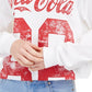 Camiseta Coca-Cola Graphic Love Tribe Juniors, tamanho médio, branca, em algodão
