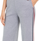 Calça de moletom feminina Tommy Hilfiger Sport Side Stripe Azul Tamanho Grande