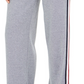 Calça de moletom feminina Tommy Hilfiger Sport Side Stripe Azul Tamanho Grande