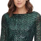 Vestido tubinho com lantejoulas e franzido Jessica Howard feminino, vermelho escuro, tamanho 16