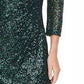 Vestido tubinho com lantejoulas e franzido Jessica Howard feminino, vermelho escuro, tamanho 16