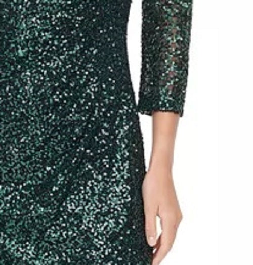 Vestido tubinho com lantejoulas e franzido Jessica Howard feminino, vermelho escuro, tamanho 16
