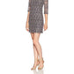 Vestido de renda feminino Jessica Howard Petite Shift, cor carvão, tamanho 6P