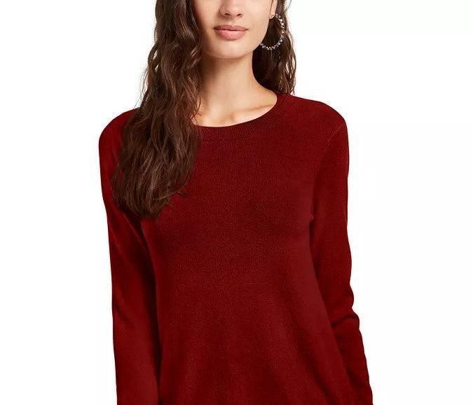 Suéter de gola redonda Planet Gold Juniors vermelho tamanho grande