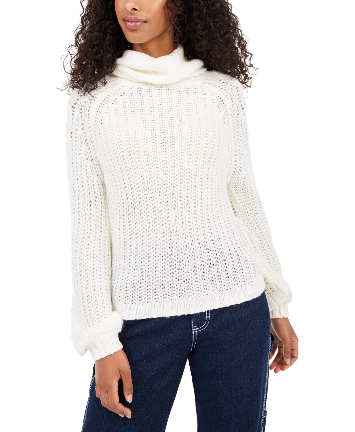 Camiseta feminina Planet Gold de malha estampada, manga comprida, gola careca, suéter bege, tamanho extragrande