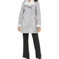Casaco Calvin Klein Feminino Faux-Shearling Prata Tamanho Médio