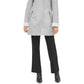 Casaco Calvin Klein Feminino Faux-Shearling Prata Tamanho Médio