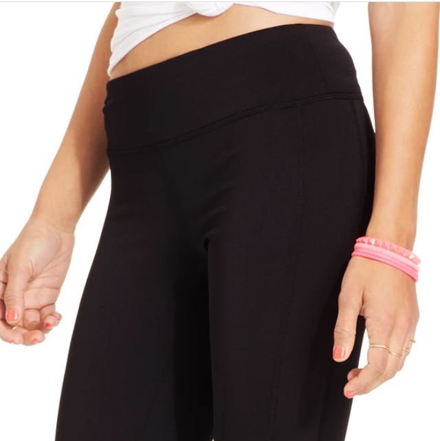 Legging Capri Ativa Infantil Material Girl Preta Tamanho Grande